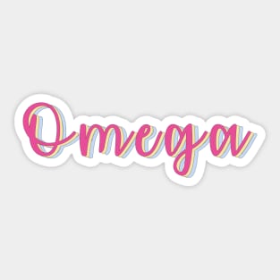 Omega Sticker